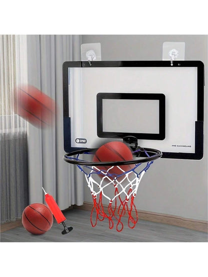 Wall Mounted Basketball Stand, Hanging Shooting Frame, Mini Home Basketball Hoop Set, Basketball Shooting Hoop